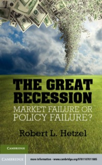 Imagen de portada: The Great Recession 9781107011885