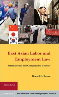 Imagen de portada: East Asian Labor and Employment Law 9781107018334