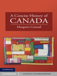 Cover image: A Concise History of Canada 1st edition 9780521761932