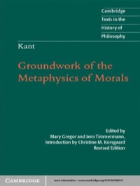 Imagen de portada: Kant: Groundwork of the Metaphysics of Morals 2nd edition 9781107008519