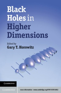 Cover image: Black Holes in Higher Dimensions 1st edition 9781107013452