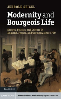 Imagen de portada: Modernity and Bourgeois Life 9781107018105