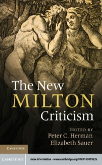 Imagen de portada: The New Milton Criticism 9781107019225