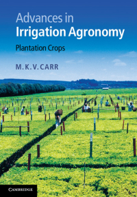 Cover image: Advances in Irrigation Agronomy 1st edition 9781107012479
