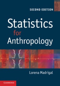 Cover image: Statistics for Anthropology 2nd edition 9780521147088