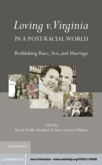 Imagen de portada: Loving v. Virginia in a Post-Racial World 9780521198585