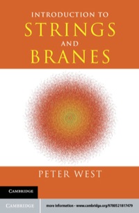 Titelbild: Introduction to Strings and Branes 1st edition 9780521817479