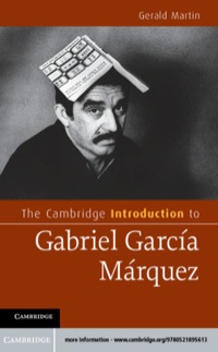 Imagen de portada: The Cambridge Introduction to Gabriel García Márquez 9780521895613