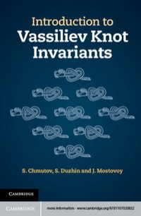 Titelbild: Introduction to Vassiliev Knot Invariants 1st edition 9781107020832