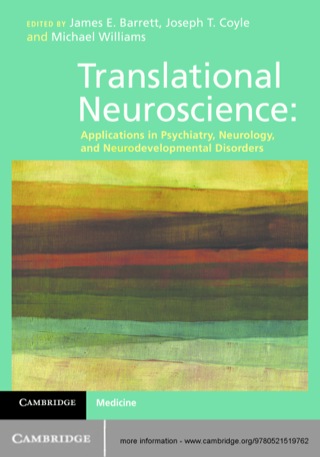 Cover image: Translational Neuroscience 1st edition 9780521519762