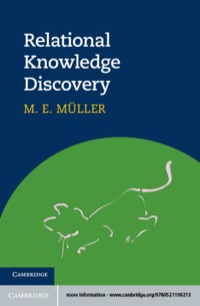 Omslagafbeelding: Relational Knowledge Discovery 1st edition 9780521190213