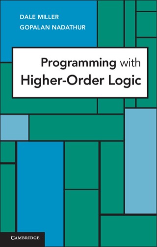 Imagen de portada: Programming with Higher-Order Logic 9780521879408