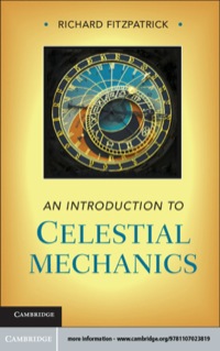 Imagen de portada: An Introduction to Celestial Mechanics 9781107023819