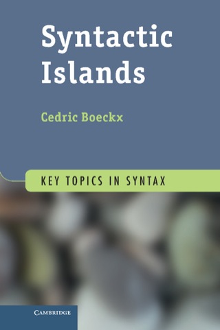 Imagen de portada: Syntactic Islands 9780521191463