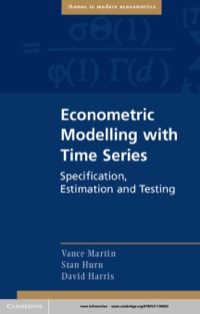 Cover image: Econometric Modelling with Time Series 9780521196604