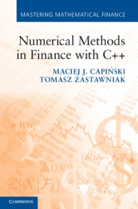Cover image: Numerical Methods in Finance with C 9781107003712