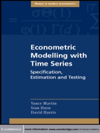 Omslagafbeelding: Econometric Modelling with Time Series 1st edition 9780521196604