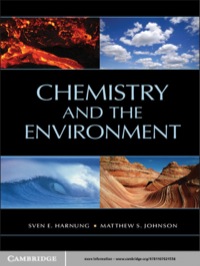 صورة الغلاف: Chemistry and the Environment 1st edition 9781107021556