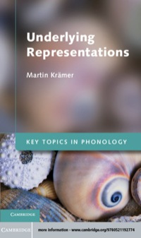 Cover image: Underlying Representations 9780521192774