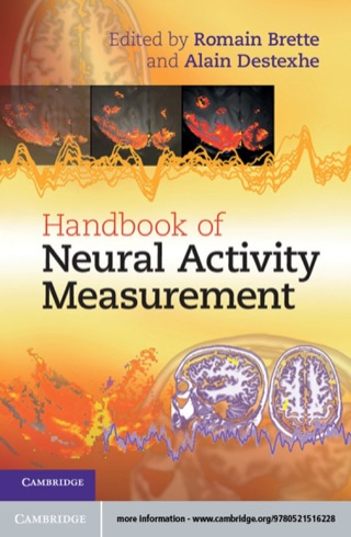 Imagen de portada: Handbook of Neural Activity Measurement 1st edition 9780521516228