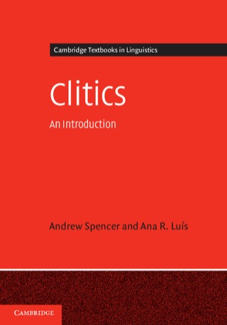 Cover image: Clitics 9780521864282