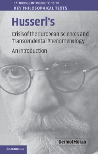 Omslagafbeelding: Husserl's Crisis of the European Sciences and Transcendental Phenomenology 9780521895361