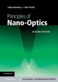 Imagen de portada: Principles of Nano-Optics 2nd edition 9781107005464