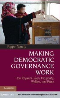 Imagen de portada: Making Democratic Governance Work 9781107016996