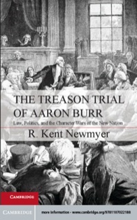 Cover image: The Treason Trial of Aaron Burr 9781107022188