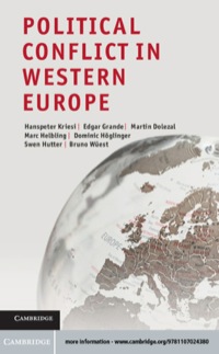 表紙画像: Political Conflict in Western Europe 1st edition 9781107024380