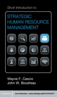 Imagen de portada: Short Introduction to Strategic Human Resource Management 9781107027817