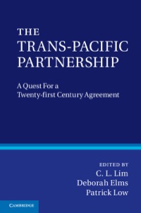 Imagen de portada: The Trans-Pacific Partnership 9781107028661