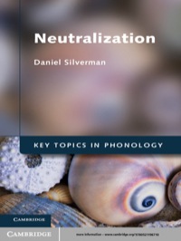 Cover image: Neutralization 1st edition 9780521196710