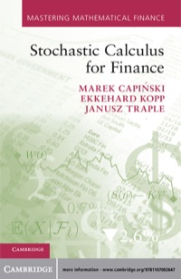 Imagen de portada: Stochastic Calculus for Finance 1st edition 9781107002647