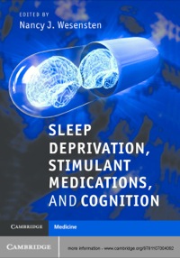 Cover image: Sleep Deprivation, Stimulant Medications, and Cognition 1st edition 9781107004092