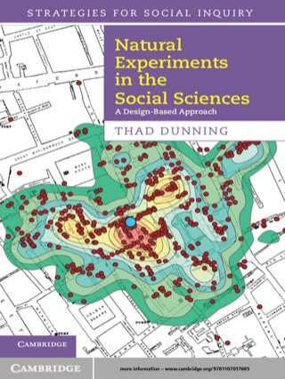 Cover image: Natural Experiments in the Social Sciences 1st edition 9781107017665