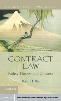Cover image: Contract Law 9780521850469