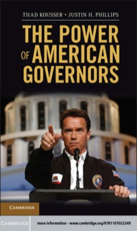 Cover image: The Power of American Governors 9781107022249