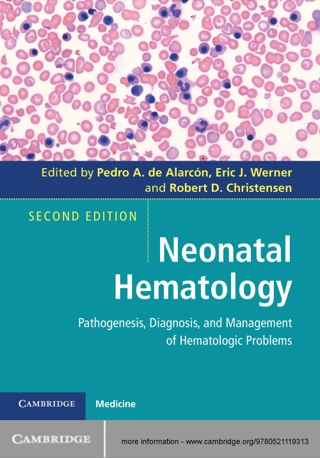 Cover image: Neonatal Hematology 2nd edition 9780521119313