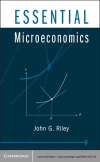 Cover image: Essential Microeconomics 1st edition 9780521827478