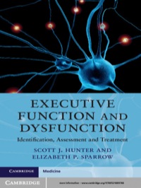 Omslagafbeelding: Executive Function and Dysfunction 1st edition 9780521889766