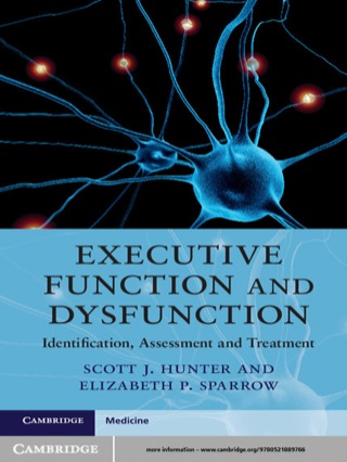 Titelbild: Executive Function and Dysfunction 1st edition 9780521889766