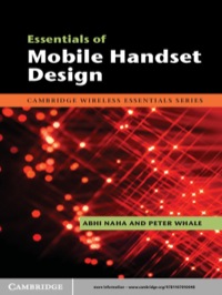 Titelbild: Essentials of Mobile Handset Design 1st edition 9781107010048