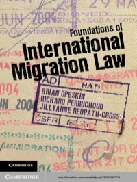 صورة الغلاف: Foundations of International Migration Law 1st edition 9781107017719