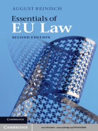 Cover image: Essentials of EU Law 2nd edition 9781107025660