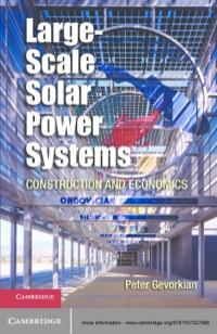 Imagen de portada: Large-Scale Solar Power Systems 1st edition 9781107027688