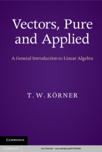 Cover image: Vectors, Pure and Applied 9781107033566