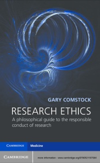 Cover image: Research Ethics 1st edition 9780521187084