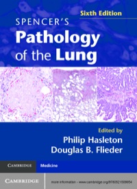 Cover image: Spencer's Pathology of the Lung 6th edition 9780521509954