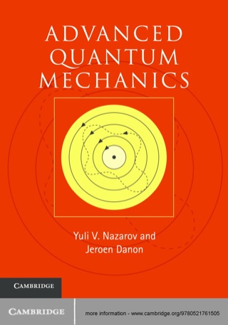 Cover image: Advanced Quantum Mechanics 1st edition 9780521761505